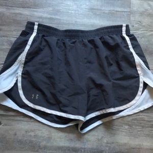Grey workout shorts